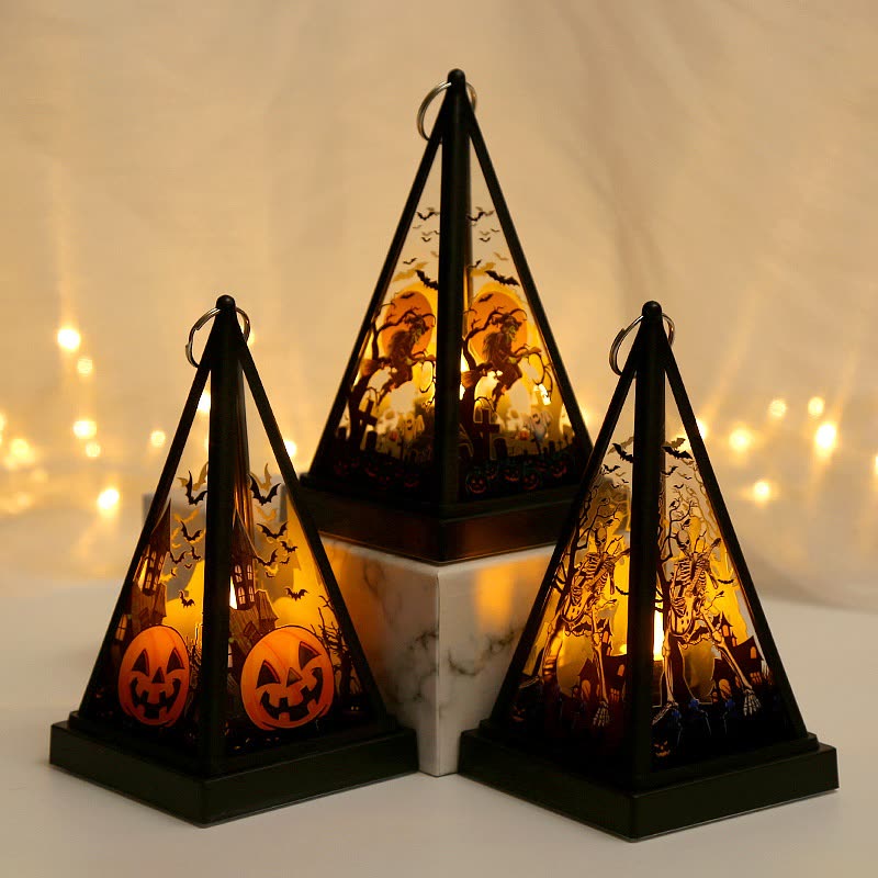 Piramidelantaarns (set van 3)