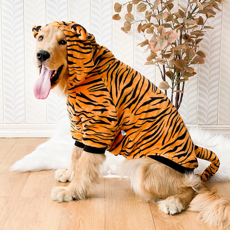 Tijgerkostuum voor grote honden